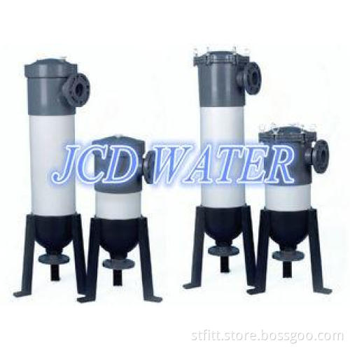 Plastic Cartridge Filter Housing For Hydraulic Fluid , Corr